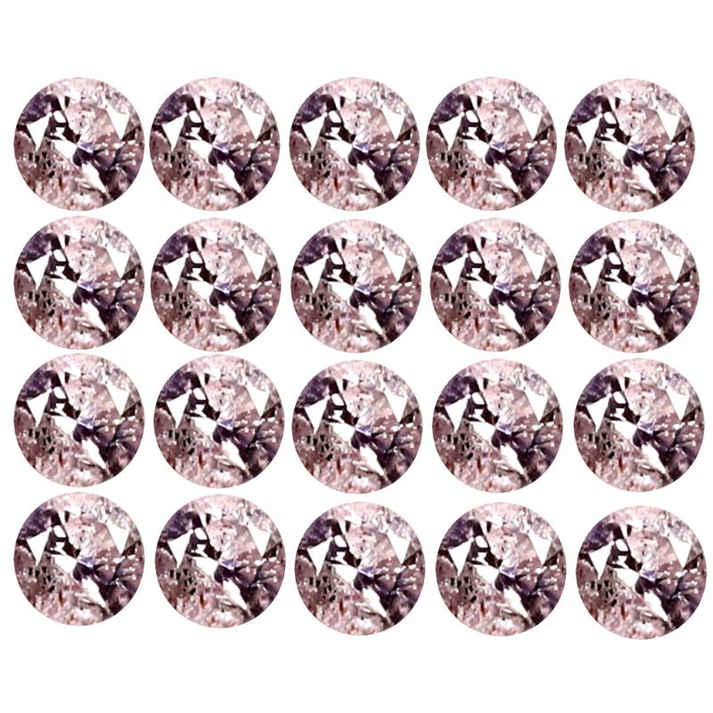 0.05 ct (20 pcs Lot) Dazzling CALIBRATED SIZE(1 x 1 mm) Round Shape Diamond Natural Gemstone