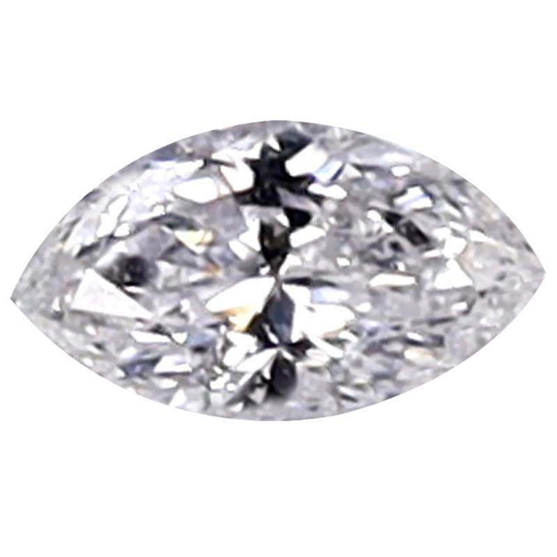 0.06 ct Excellent Marquise Cut (4 x 2 mm) D (Colorless) Unheated / Untreated Diamond Natural Gemstone