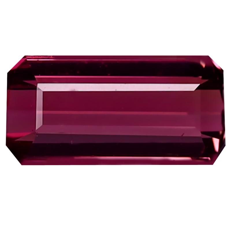 1.64 ct Fabulous Octagon Cut (10 x 5 mm) Mozambique Pink Tourmaline Natural Gemstone