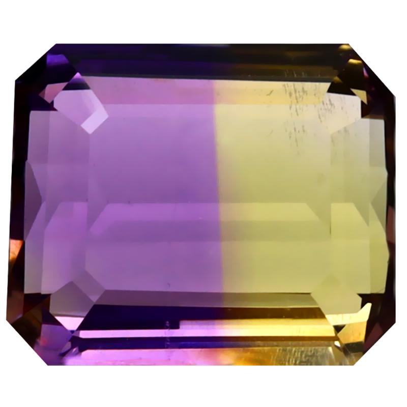 6.40 ct Awe-inspiring Octagon Cut (12 x 10 mm) Unheated / Untreated Natural Ametrine Loose Gemstone