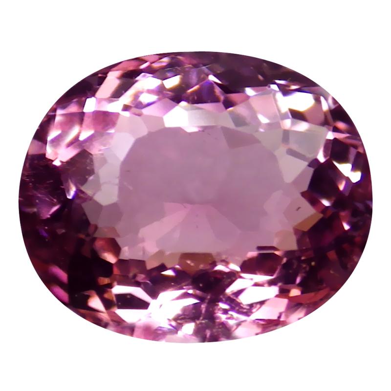 1.67 ct Significant Oval Cut (8 x 7 mm) Mozambique Pink Tourmaline Natural Gemstone