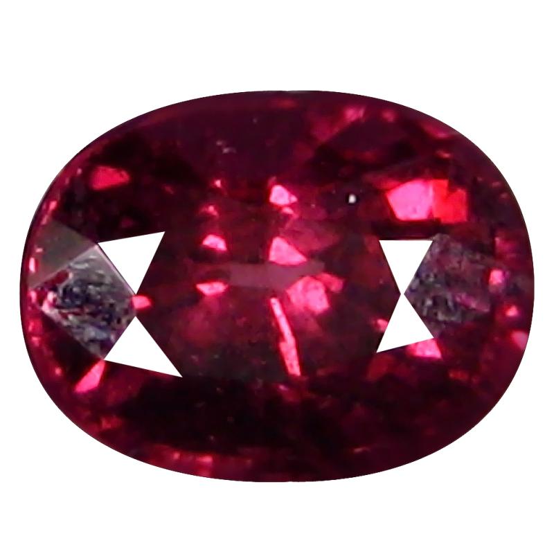 1.63 ct AAA+ Valuable Oval Shape (7 x 5 mm) Pinkish Red Rhodolite Garnet Natural Gemstone