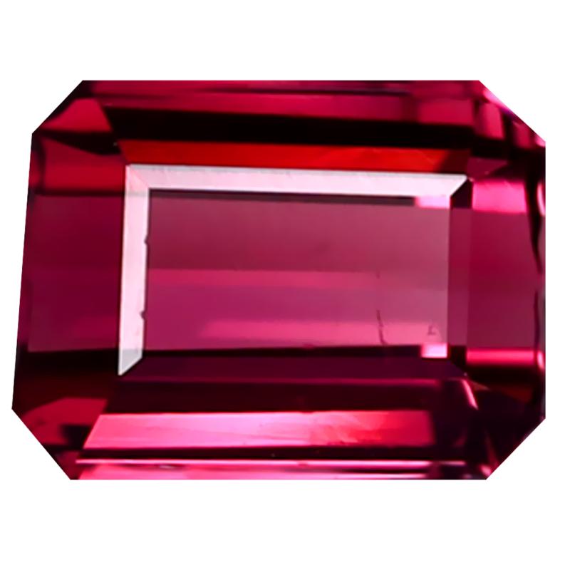 1.40 ct Terrific Octagon Cut (7 x 5 mm) Mozambique Pink Tourmaline Natural Gemstone