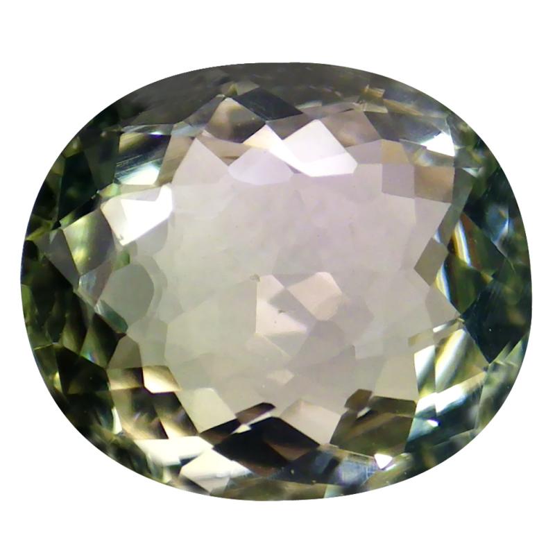 1.49 ct Resplendent Oval Cut (8 x 7 mm) Mozambique Bi Color Tourmaline Natural Gemstone