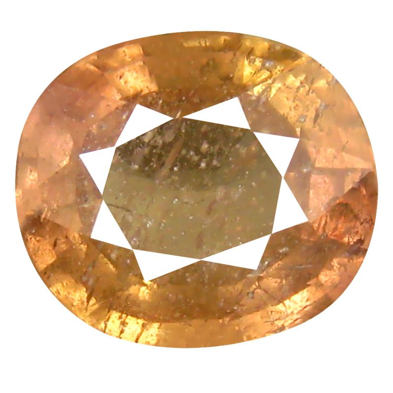 2.86 ct Incredible Oval Cut (9 x 8 mm) Un-Heated Greenish Yellow Sapphire Natural Gemstone