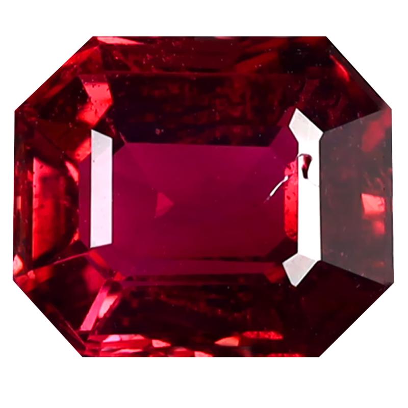 2.37 ct Superior Octagon Cut (9 x 7 mm) Mozambique Pink Tourmaline Natural Gemstone
