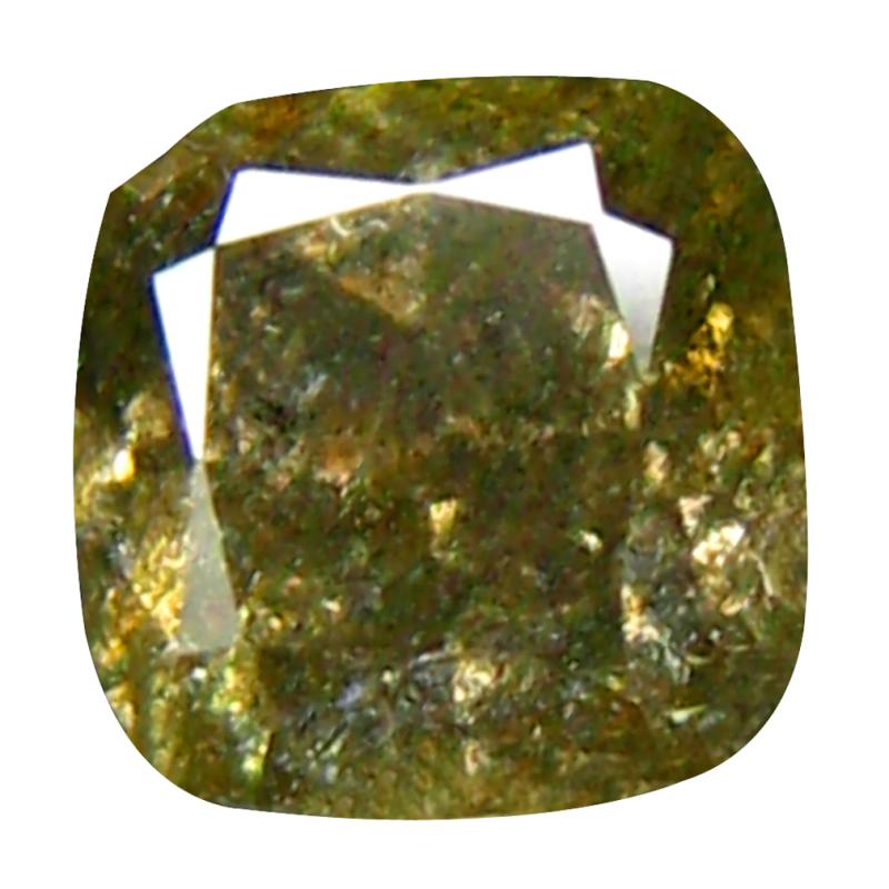 0.42 ct Dazzling Cushion Cut (4 x 4 mm) Congo Fancy Brown Diamond Natural Gemstone