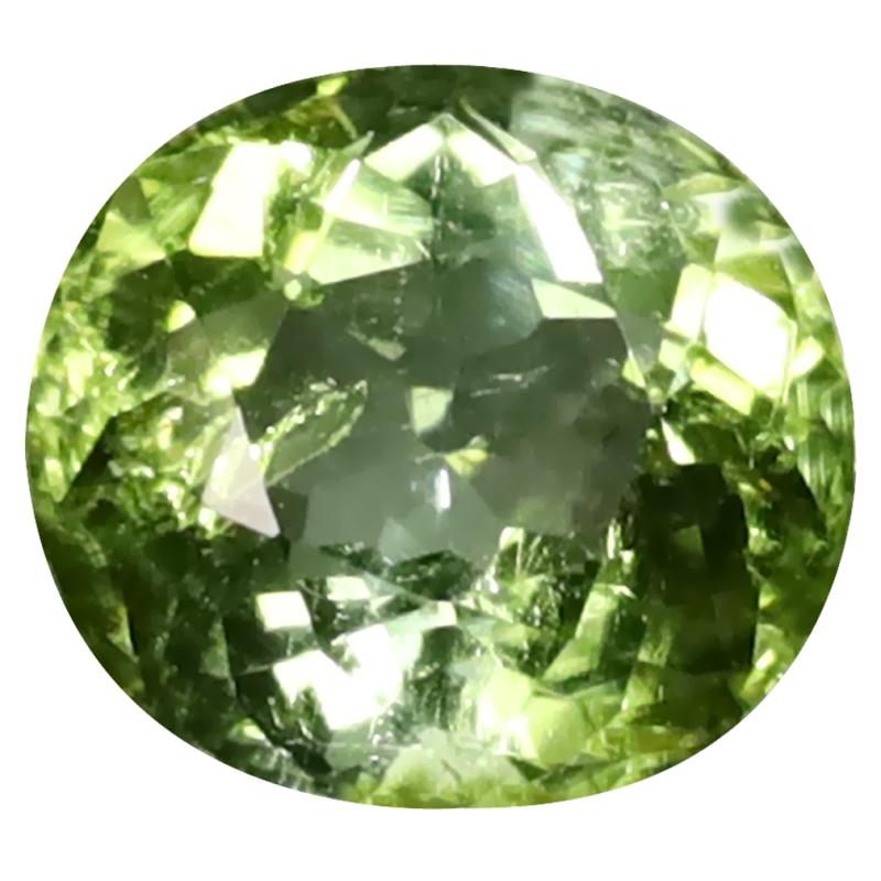 1.29 ct Dazzling Oval Cut (7 x 6 mm) Mozambique Green Tourmaline Natural Gemstone