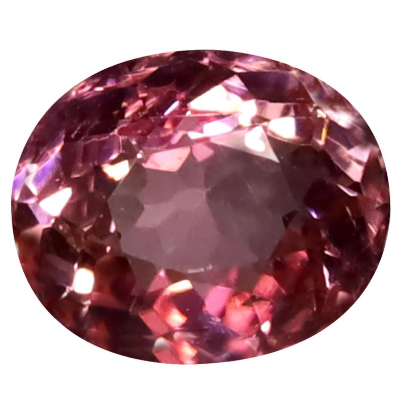 1.30 ct Mesmerizing Oval Cut (7 x 6 mm) Mozambique Pink Tourmaline Natural Gemstone