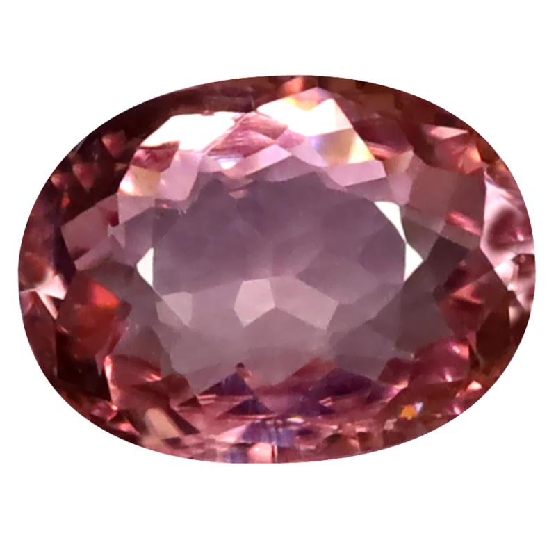 1.24 ct Tremendous Oval Cut (8 x 6 mm) Mozambique Pink Tourmaline Natural Gemstone