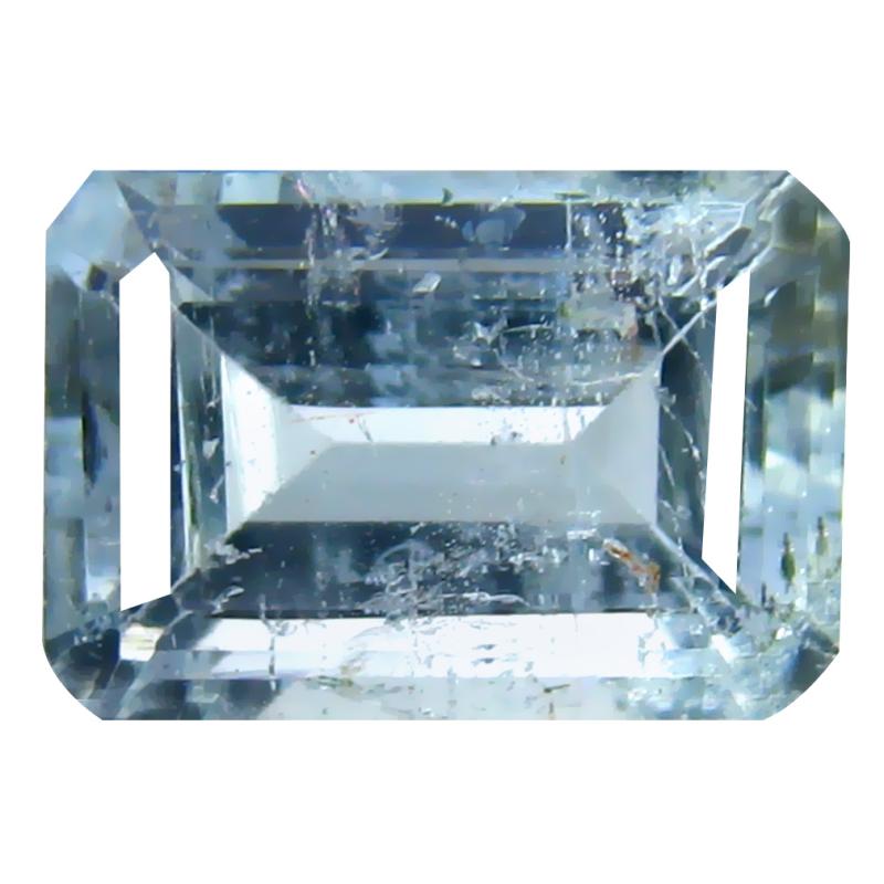 2.57 ct Octagon Shape (10 x 7 mm) Brazilian Blue Aquamarine Loose Gemstone