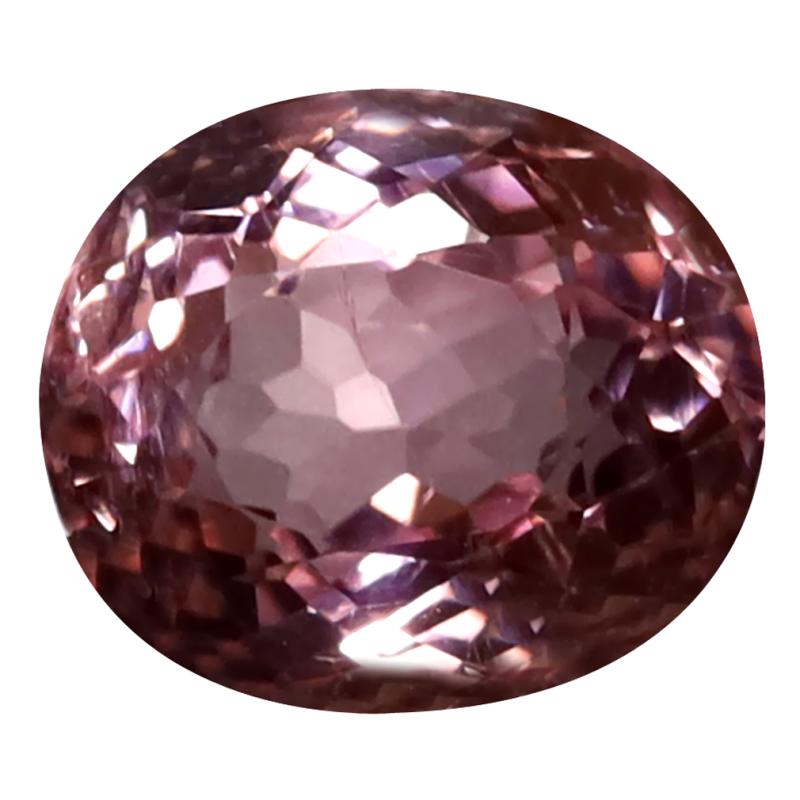 1.70 ct Terrific Oval Cut (8 x 7 mm) Mozambique Pink Tourmaline Natural Gemstone