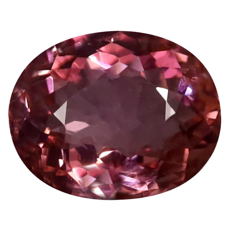 1.68 ct Superb Oval Cut (9 x 7 mm) Mozambique Pink Tourmaline Natural Gemstone
