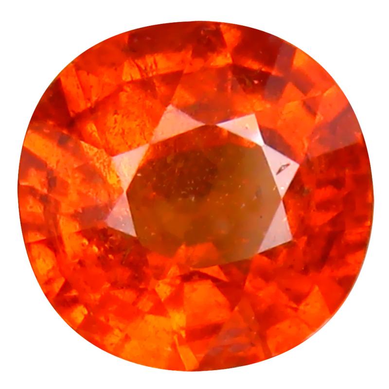 1.71 ct Significant Oval Cut (7 x 7 mm) Namibia Fanta Orange Spessartine Natural Gemstone