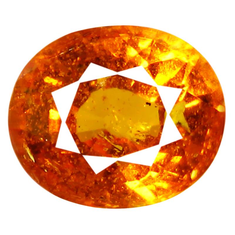 1.74 ct AAA Attractive Oval Shape (7 x 6 mm) Fanta Orange Spessartine Natural Gemstone