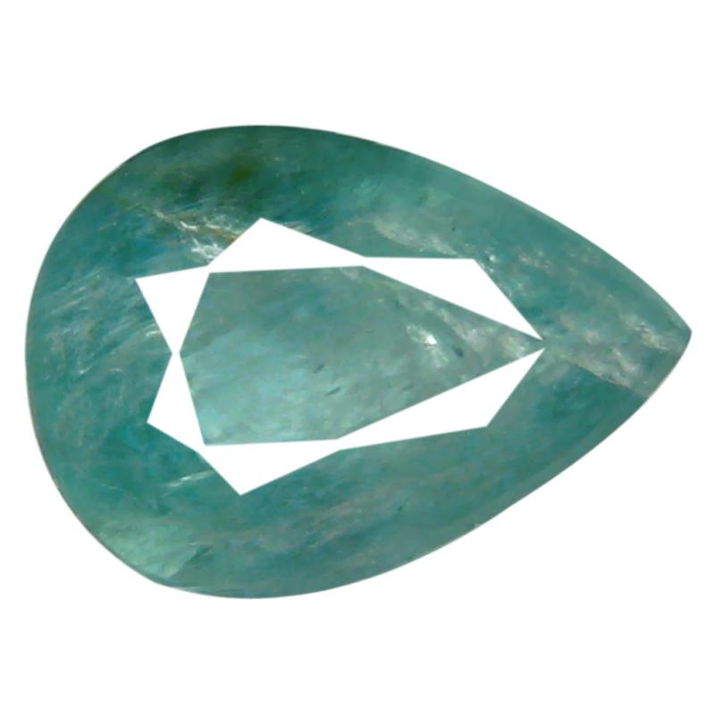 0.56 ct AAA Topnotch Pear Shape (7 x 5 mm) Greenish Blue Grandidierite Natural Gemstone