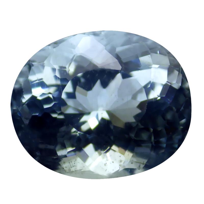 3.47 ct Good-looking Oval (11 x 9 mm) Unheated / Untreated Brazil Aquamarine Loose Gemstone