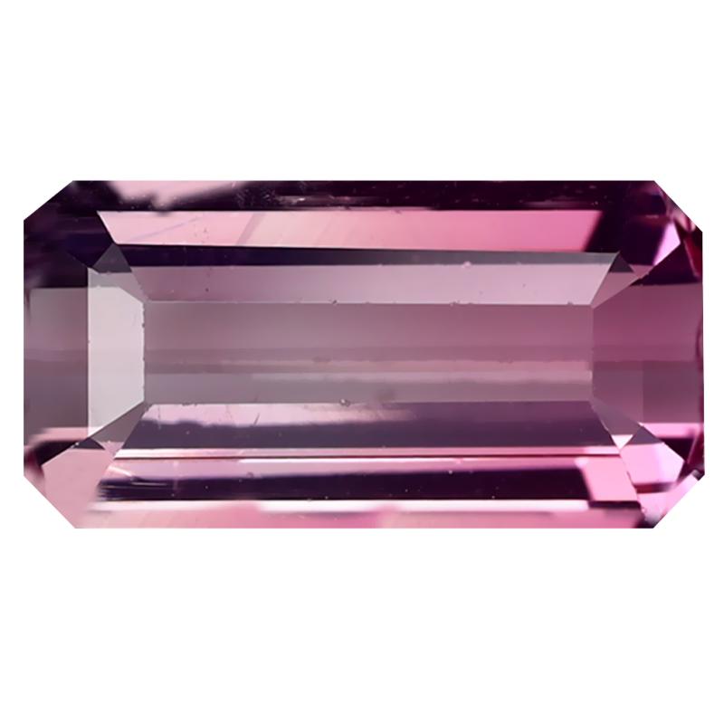 3.27 ct Incomparable Octagon Cut (13 x 7 mm) Mozambique Pink Tourmaline Natural Gemstone