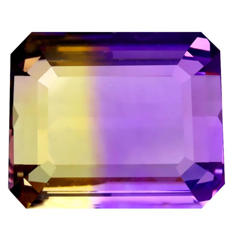 7.38 ct Splendid Octagon Cut (12 x 10 mm) Unheated / Untreated Natural Ametrine Loose Gemstone