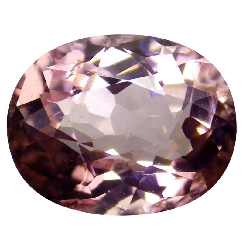 1.05 ct Superb Oval Cut (7 x 6 mm) Mozambique Pink Tourmaline Natural Gemstone