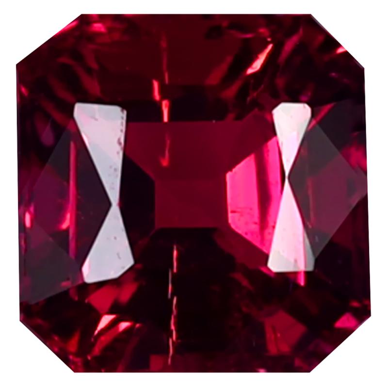 1.46 ct Remarkable Octagon Cut (6 x 6 mm) Mozambique Pink Tourmaline Natural Gemstone