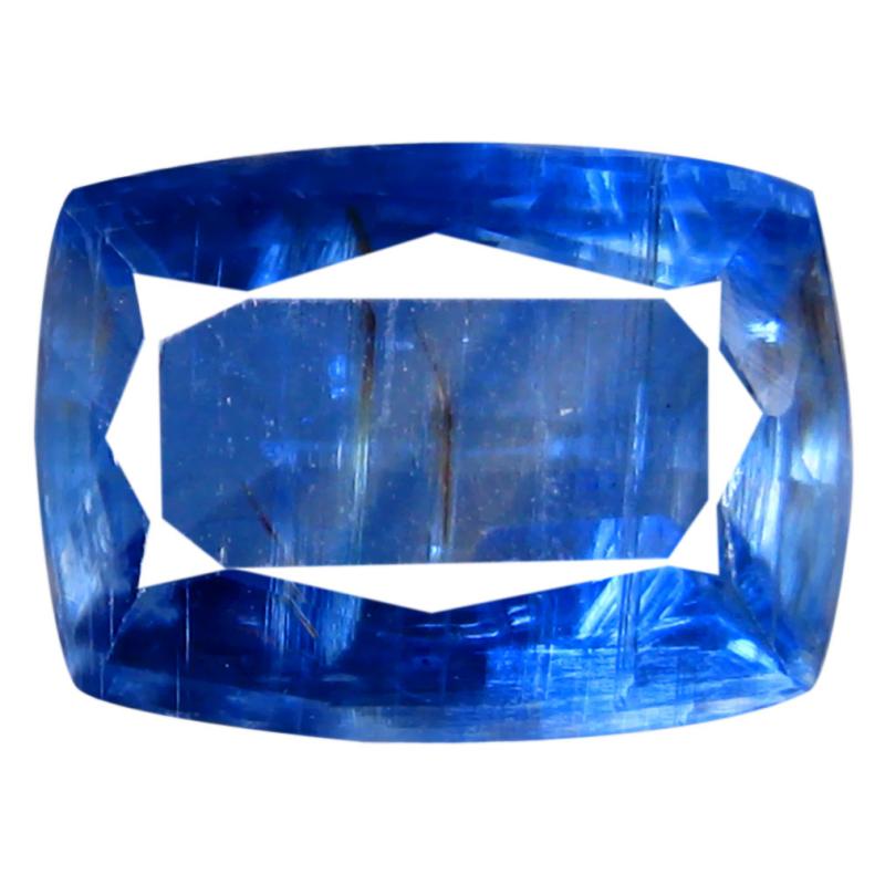 1.61 ct AA+ Marvelous Cushion Shape (8 x 6 mm) Blue Kyanite Natural Gemstone