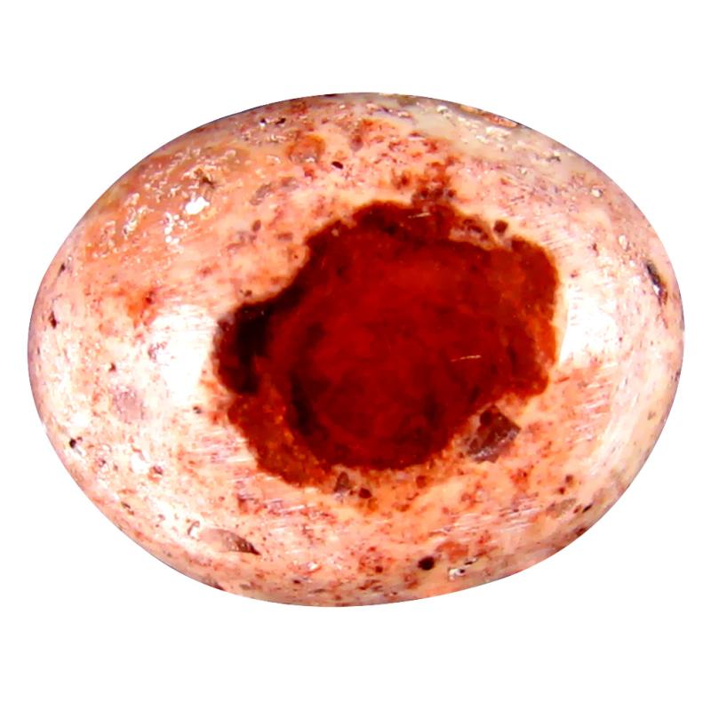 8.21 ct Lovely Oval Cabochon (16 x 12 mm) Un-Heated Mexico Matrix Fire Opal Loose Gemstone