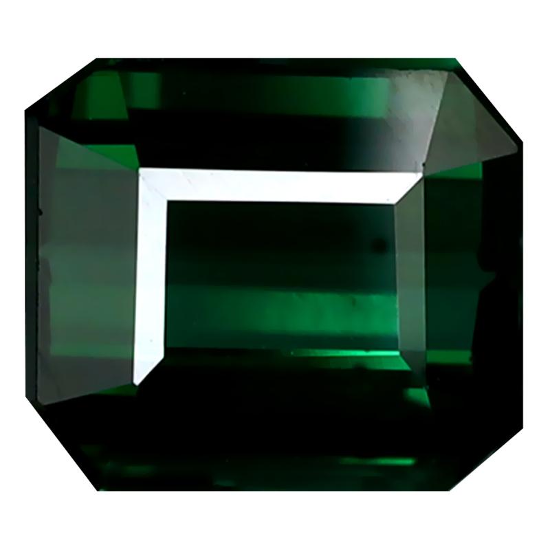 3.43 ct Superb Octagon Cut (9 x 8 mm) Mozambique Green Tourmaline Natural Gemstone