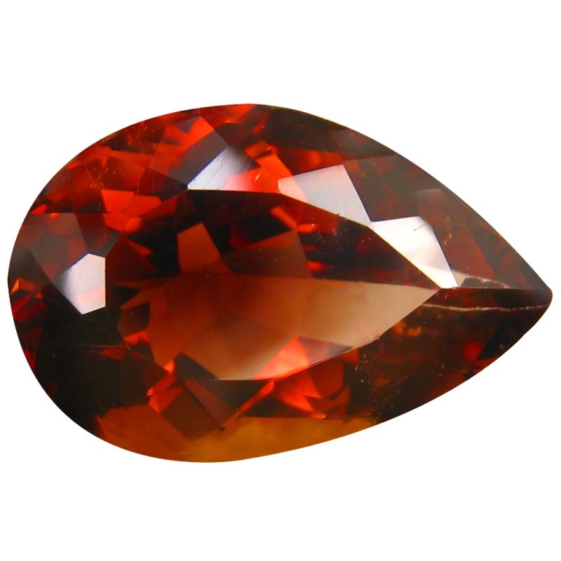 15.90 ct AAA Good-looking Pear Shape (20 x 13 mm) Champagne Champion Topaz Natural Gemstone
