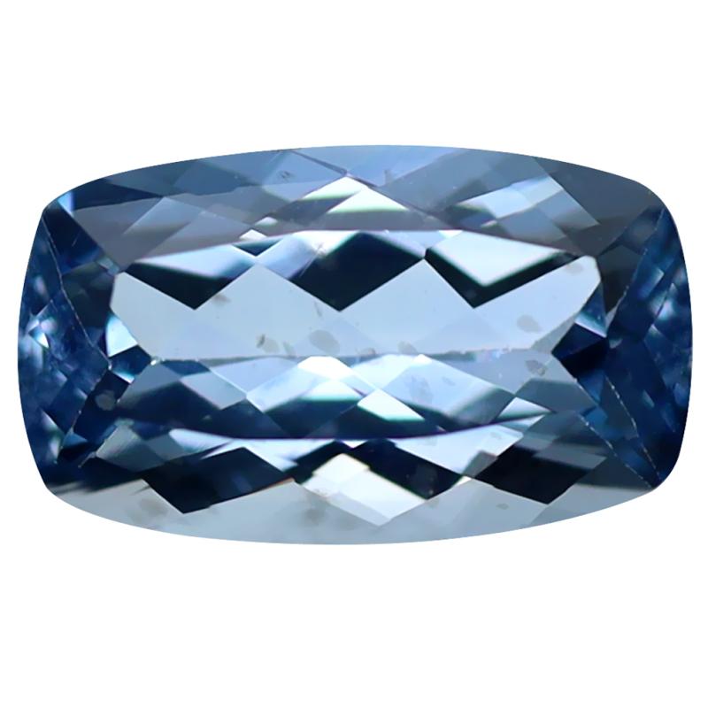 2.35 ct Grand looking Cushion Cut (11 x 7 mm) Unheated / Untreated Sky Blue Aquamarine Natural Gemstone