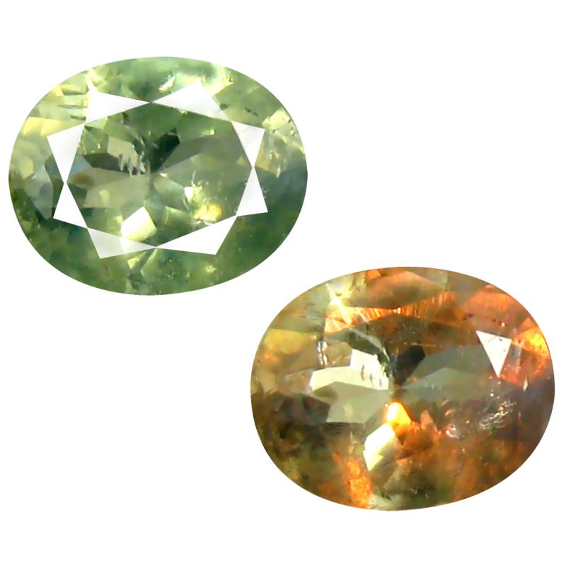 0.38 ct Romantic Oval Shape (5 x 4 mm) Un-Heated Color Change Alexandrite Natural Gemstone