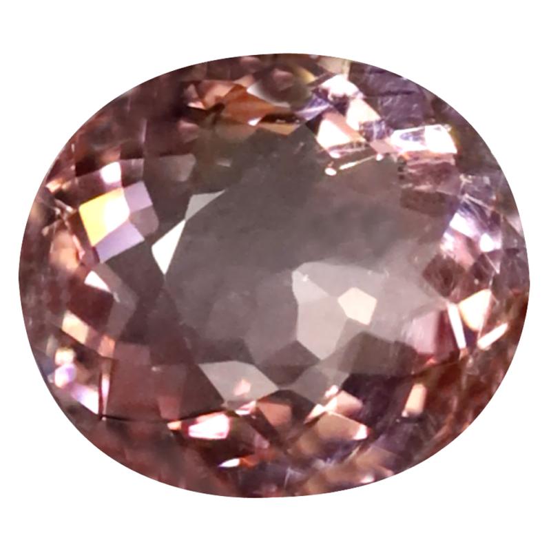 1.73 ct Unbelievable Oval Cut (8 x 7 mm) Mozambique Pink Tourmaline Natural Gemstone