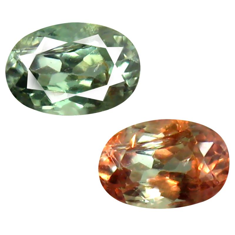 0.38 ct Tremendous Oval Shape (5 x 4 mm) Un-Heated Color Change Alexandrite Natural Gemstone