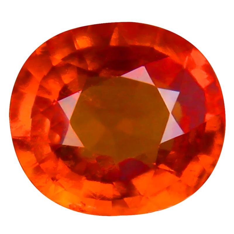 1.87 ct Dazzling Oval Cut (8 x 7 mm) Namibia Fanta Orange Spessartine Natural Gemstone