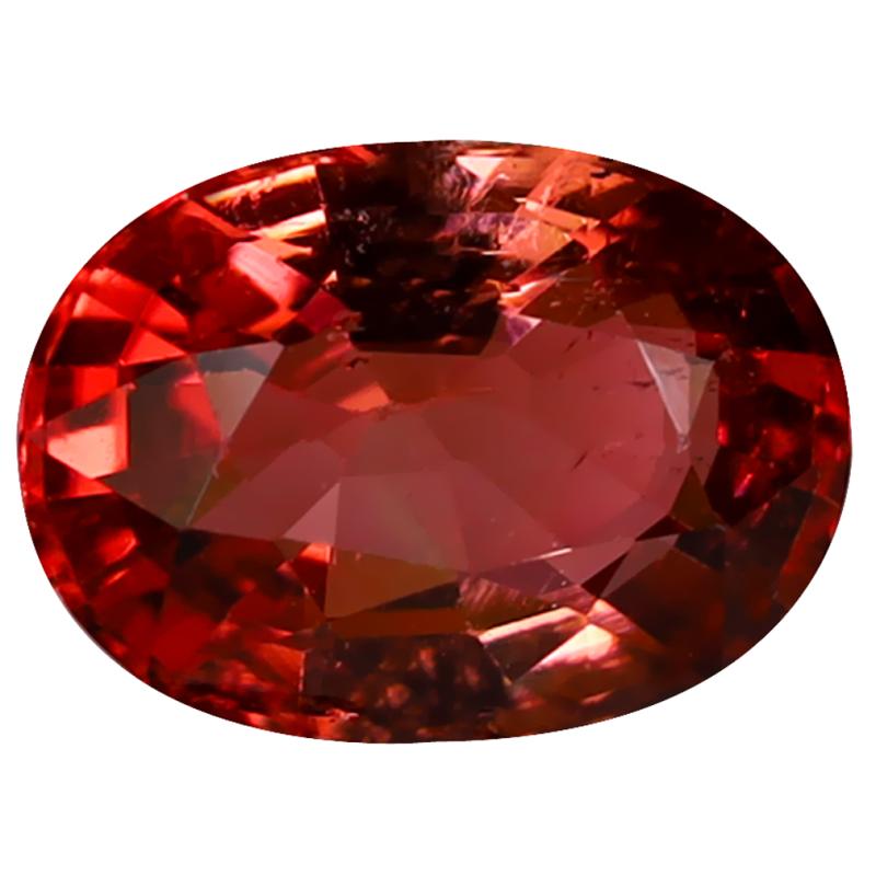 2.87 ct Romantic Oval Cut (11 x 8 mm) Unheated / Untreated Orange Pink Tourmaline Natural Gemstone