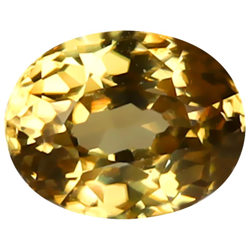 1.80 ct Pleasant Oval Cut (8 x 6 mm) 100% Natural (Un-Heated) Yellow Zircon Natural Gemstone