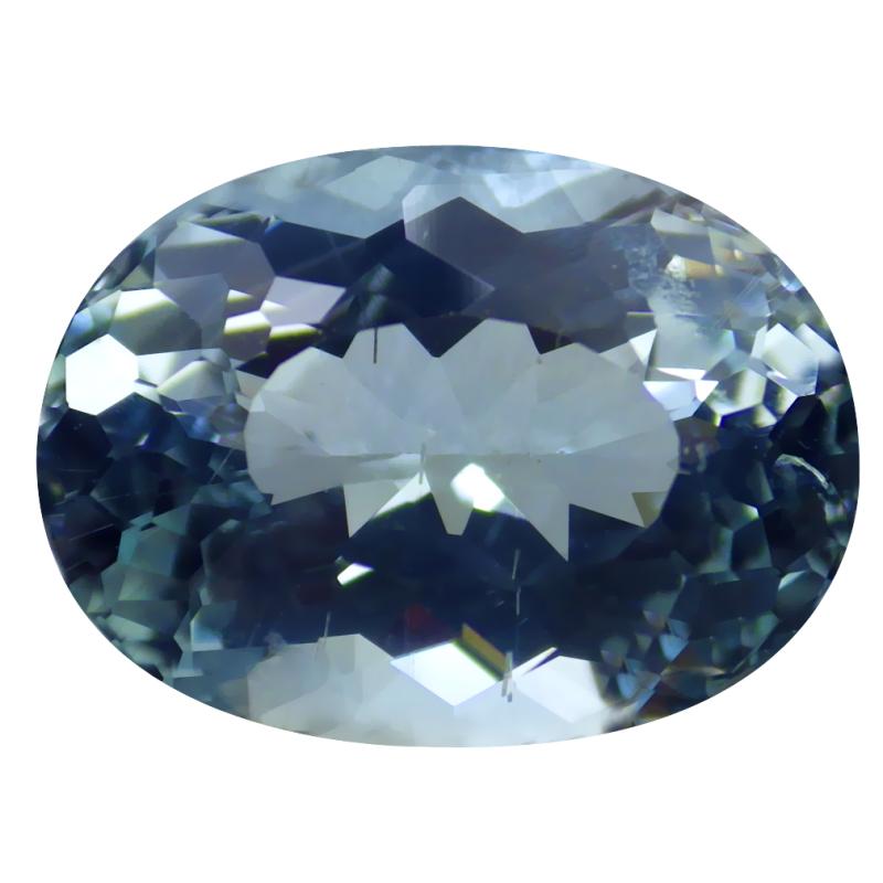3.01 ct Mind-Boggling Oval (11 x 8 mm) Unheated / Untreated Brazil Aquamarine Loose Gemstone