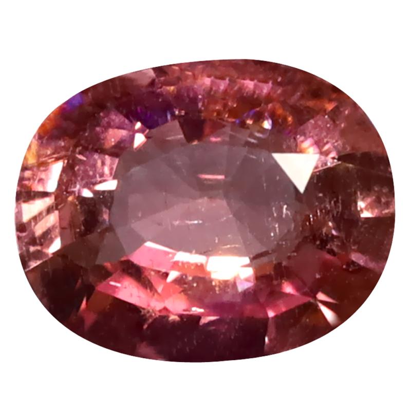 1.74 ct Magnificent fire Oval Cut (9 x 7 mm) Mozambique Pink Tourmaline Natural Gemstone