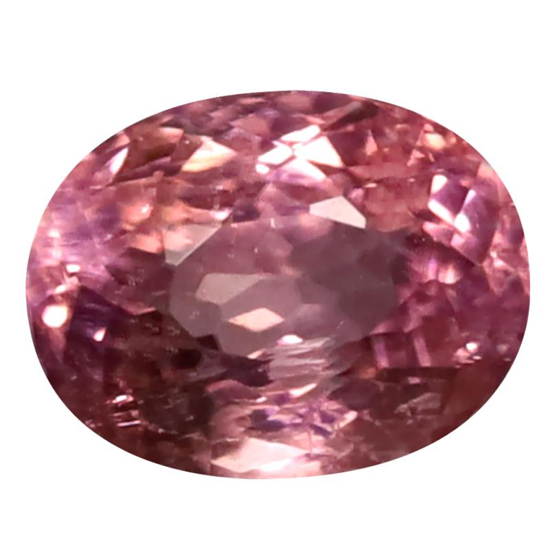 1.35 ct Incredible Oval Cut (7 x 6 mm) Mozambique Pink Tourmaline Natural Gemstone