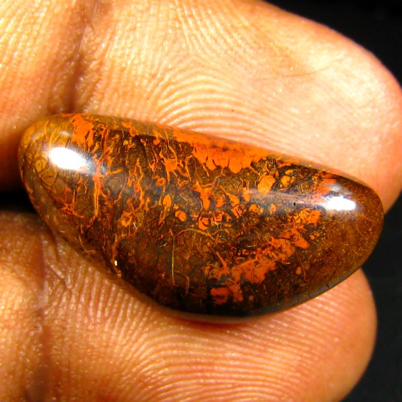 13.64 ct Grand looking Fancy Shape (23 x 12 mm) Multi Color Australian Koroit Boulder Opal Natural Loose Gemstone