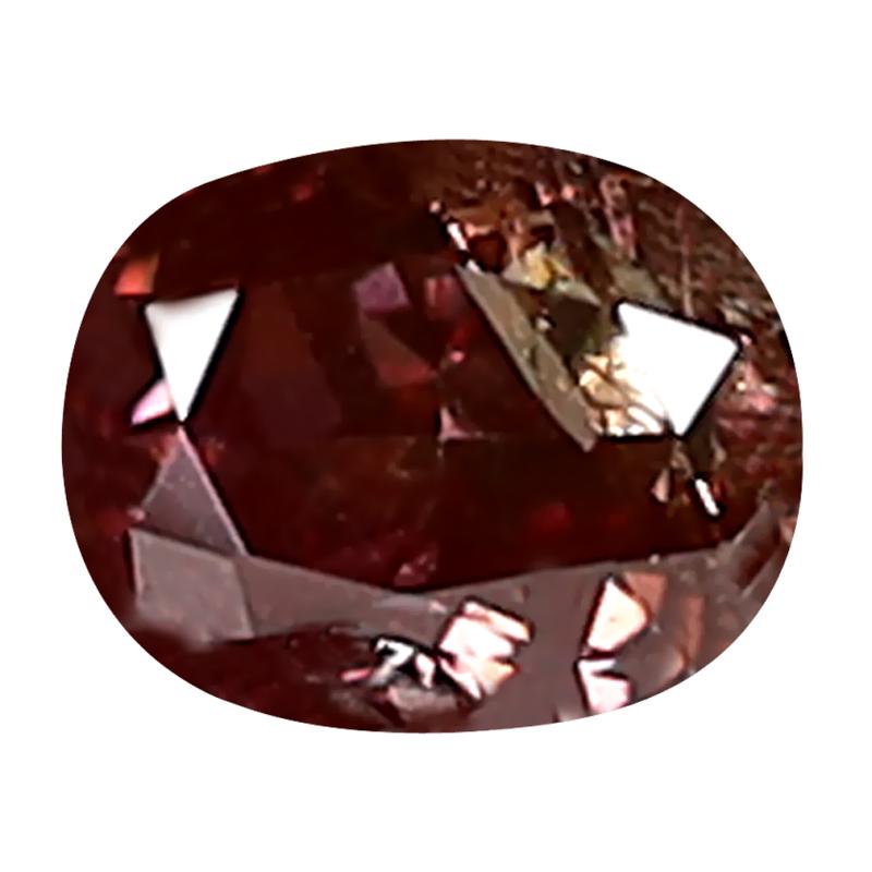 0.11 ct Attractive Oval Cut (3 x 3 mm) SI Clarity Purplish Pink Diamond Loose Stone