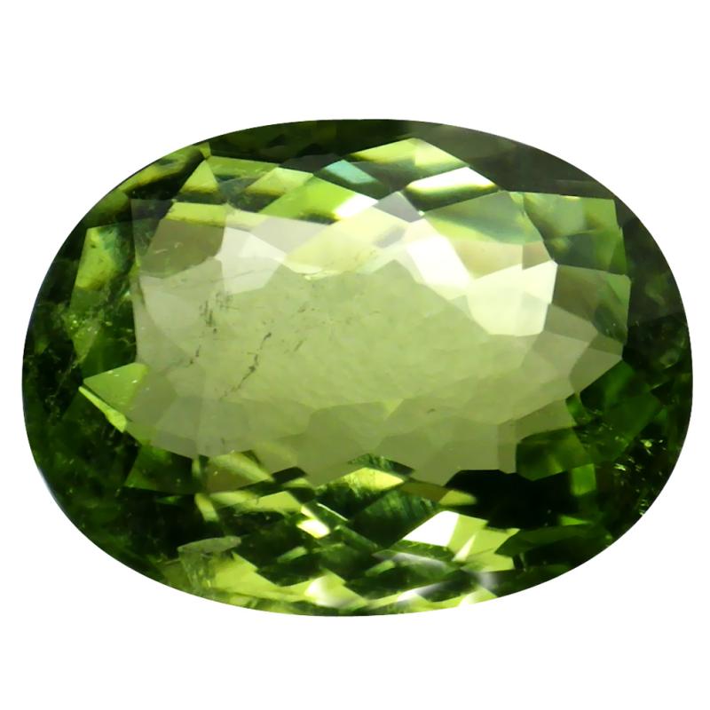 1.64 ct Supreme Oval Cut (9 x 7 mm) Mozambique Green Tourmaline Natural Gemstone