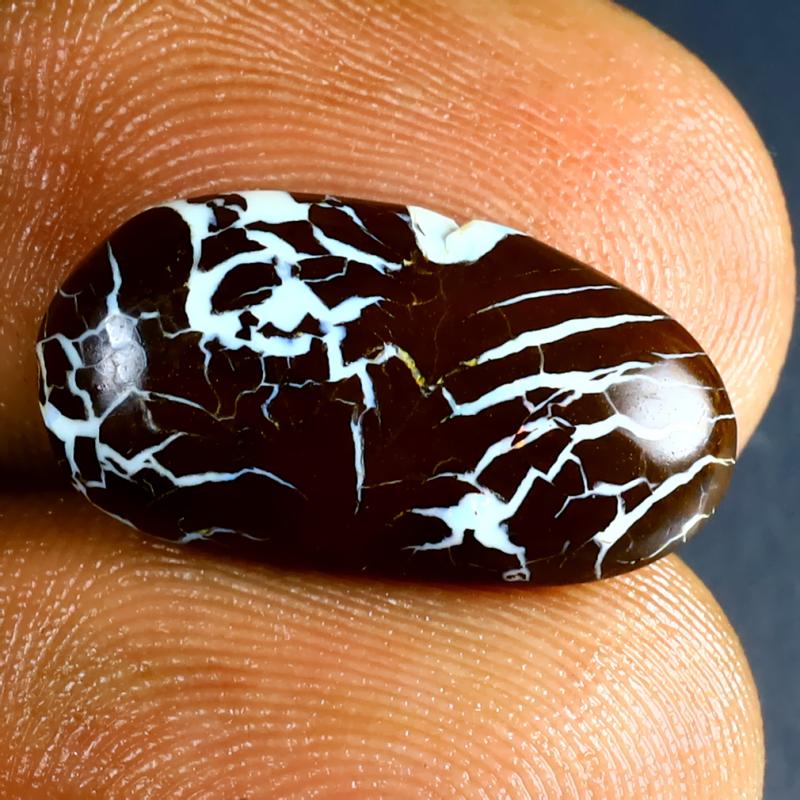 6.45 ct Remarkable Fancy Cabochon Shape (18 x 10 mm) Multi Color Australian Koroit Boulder Opal Natural Loose Gemstone