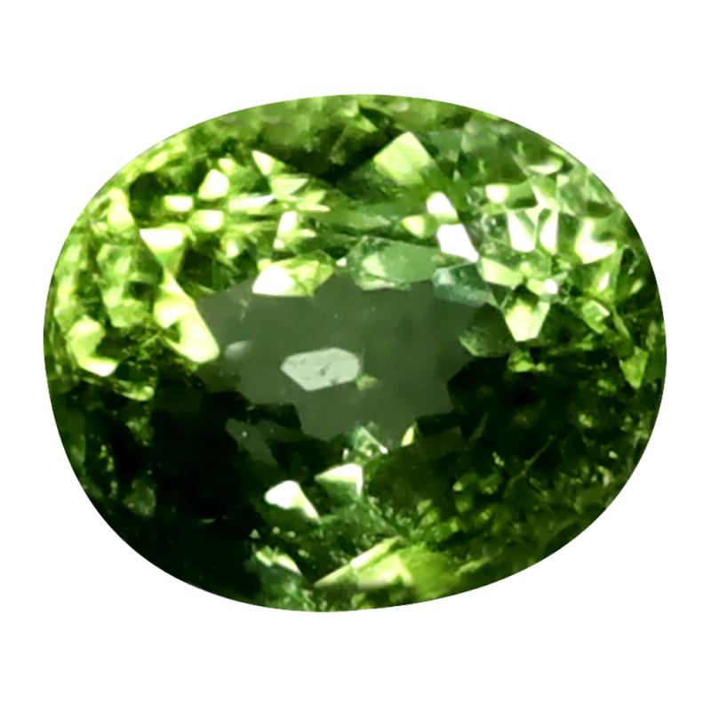 1.25 ct Charming Oval Cut (7 x 6 mm) Mozambique Green Tourmaline Natural Gemstone