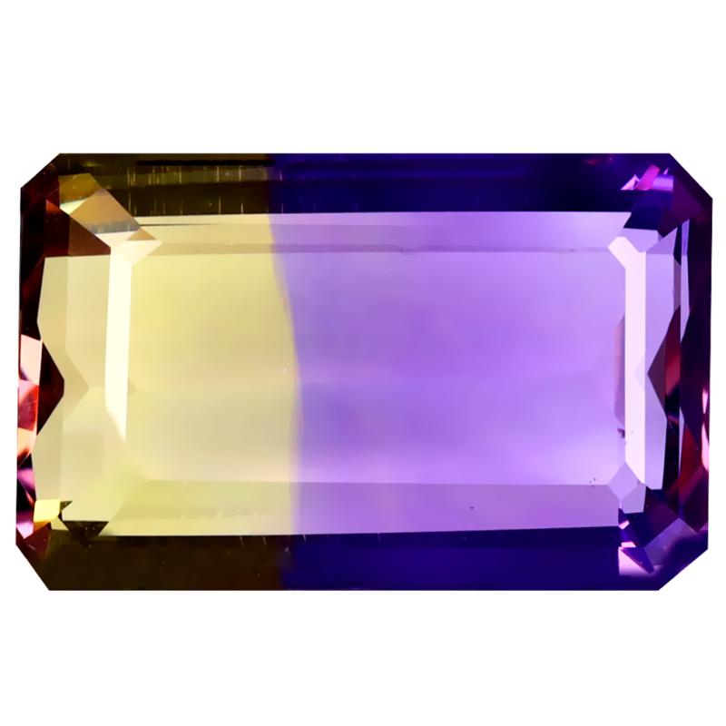9.62 ct Significant Octagon Cut (17 x 11 mm) Unheated / Untreated Natural Ametrine Loose Gemstone