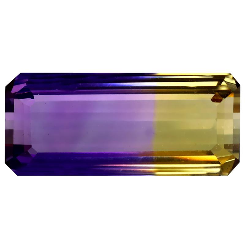 10.87 ct Eye-opening Octagon Cut (20 x 9 mm) Unheated / Untreated Natural Ametrine Loose Gemstone