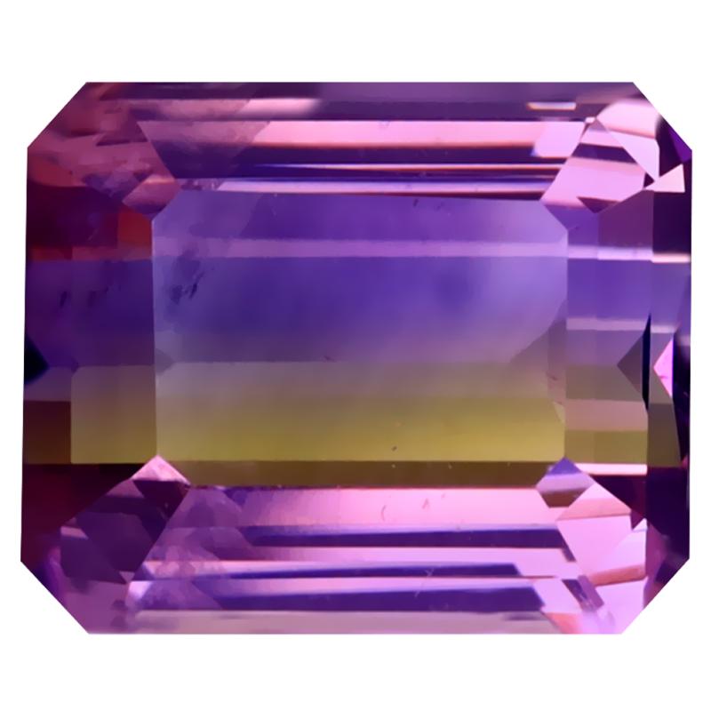 8.44 ct Topnotch Octagon Cut (13 x 11 mm) Unheated / Untreated Natural Ametrine Loose Gemstone