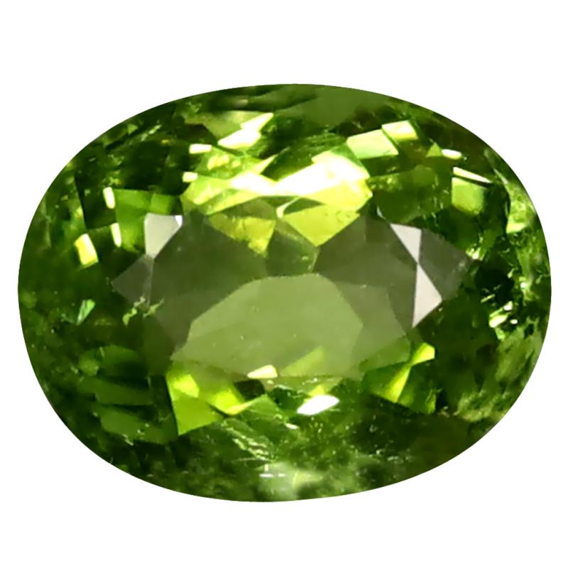 1.39 ct Gorgeous Oval Cut (8 x 6 mm) Mozambique Green Tourmaline Natural Gemstone