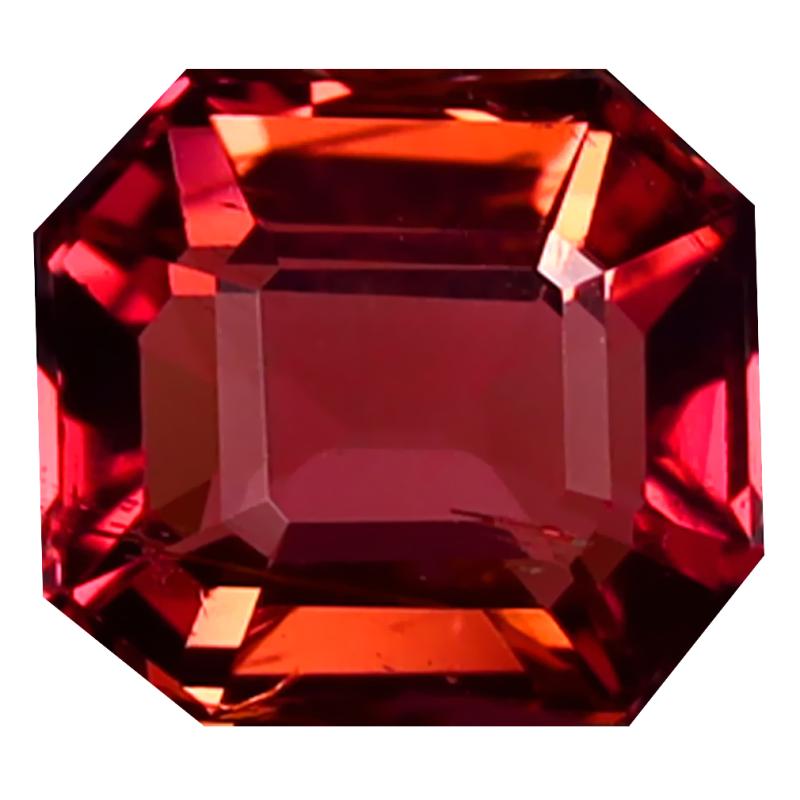 1.46 ct Terrific Octagon Cut (7 x 6 mm) Mozambique Pink Tourmaline Natural Gemstone