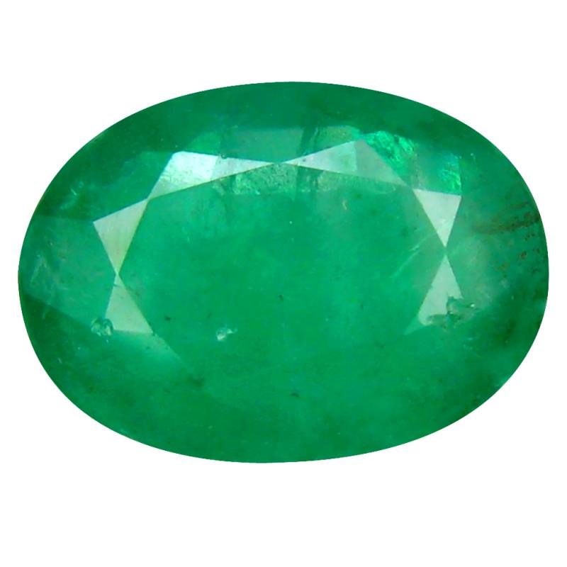 3.49 ct Mesmerizing Oval (12 x 9 mm) 100% Natural (Un-Heated) Colombia Emerald Loose Gemstone